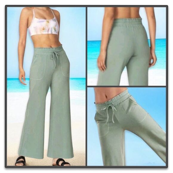 Johnny Was Calme Wide Leg Relaxed Terry Pant Sweatpants - Picture 6 of 16